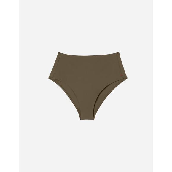 Everlane The High-Rise Hipster Bottom in Beech Olive Green L NWT - Picture 3 of 7